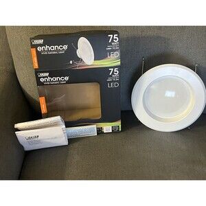 Feit Enhance LED Vivid Retrofit Kit 5"/6" 75W Equivalent, 925 Lumens, 2700K NEW